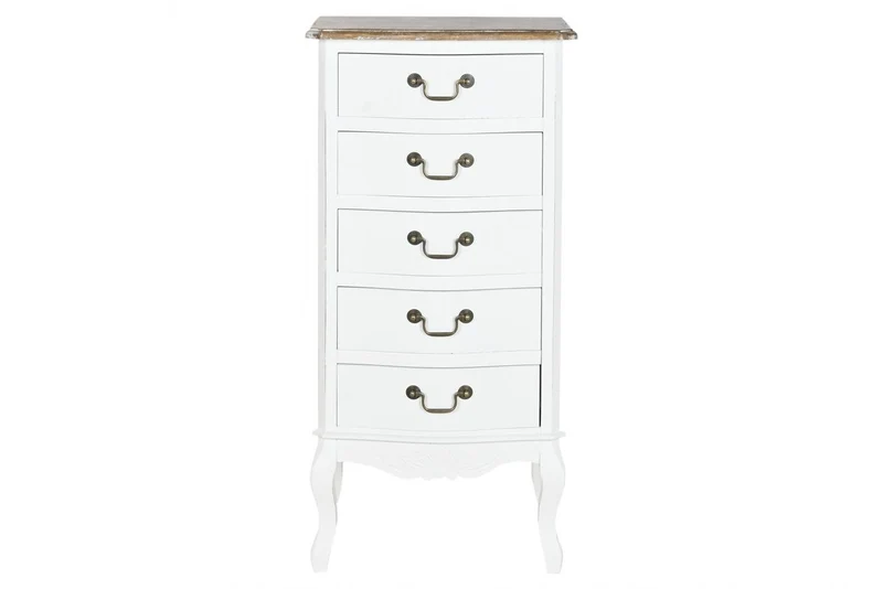 CHIFONIER MADERA 48X35X100 NATURAL BLANCO