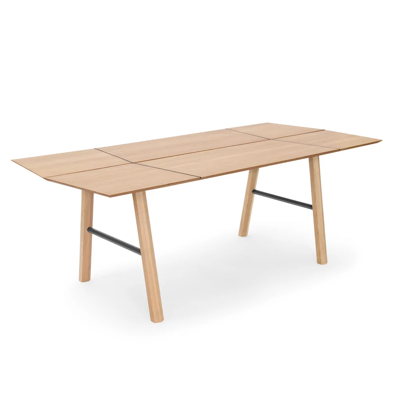 Savia Dining Table · Light wood & black details