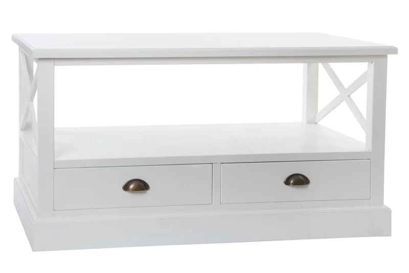 MESA CENTRO MADERA 108X48X56,5 BLANCO