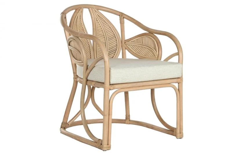 SILLA RATAN 63X68X81 HOJA NATURAL