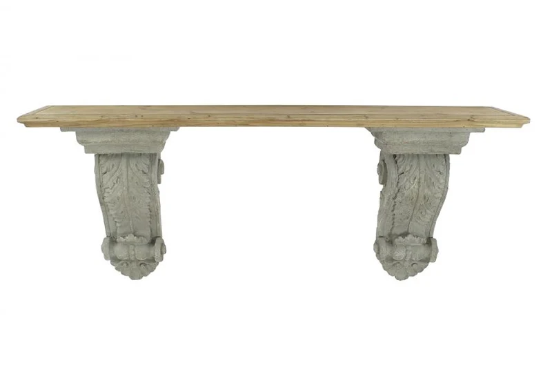 CONSOLA ABETO 180X35X78 ENVEJECIDO NATURAL