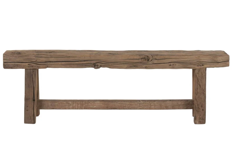 BANCO MADERA MACIZA 152,5X28X45 MARRON