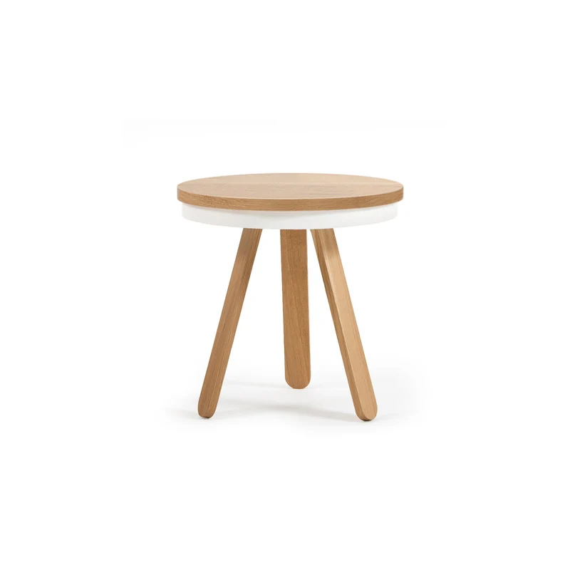 Batea S Tray Table · Oak & White