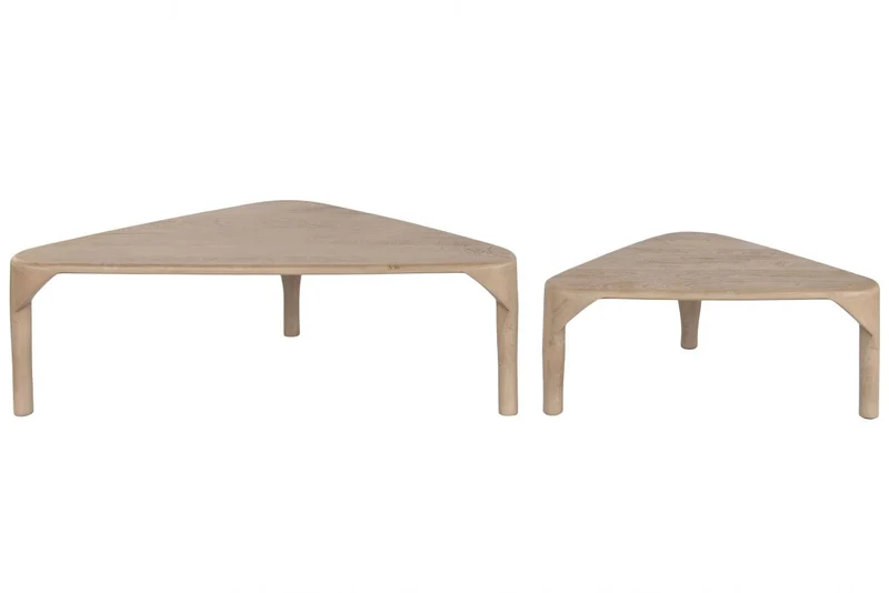 MESA CENTRO SET 2 MANGO 110X60X37 NATURAL