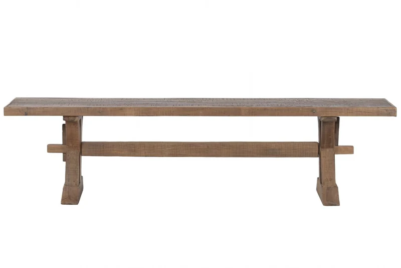 BANCO MADERA RECICLADA 180X38X45 NATURAL