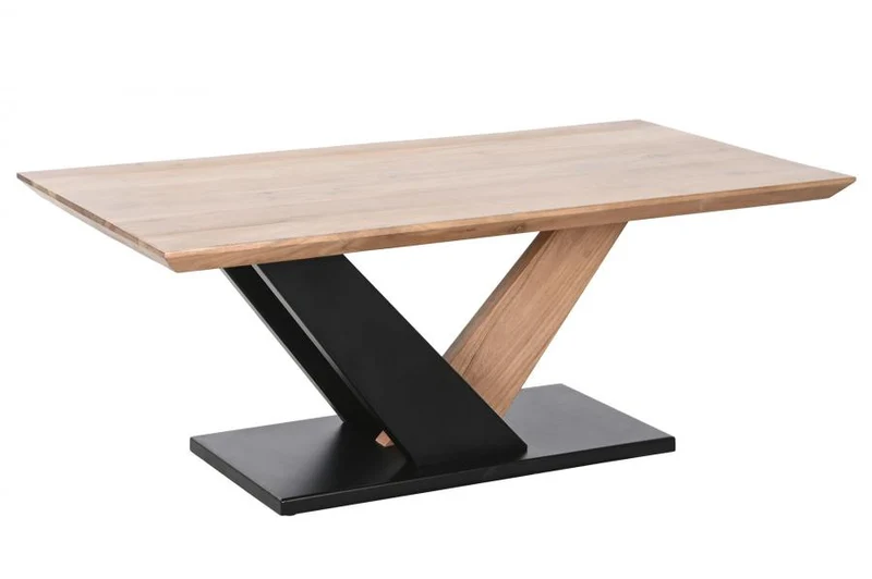 MESA CENTRO ACACIA METAL 115X60X45