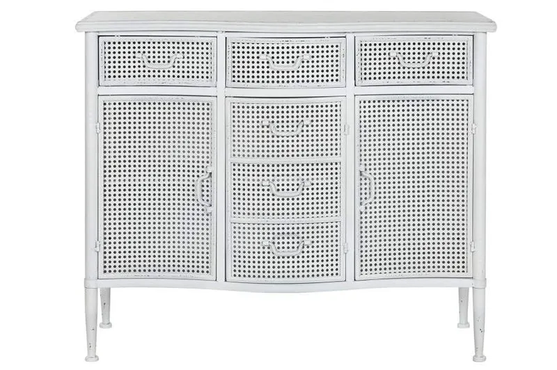 BUFFET METAL 101X42X85 BLANCO
