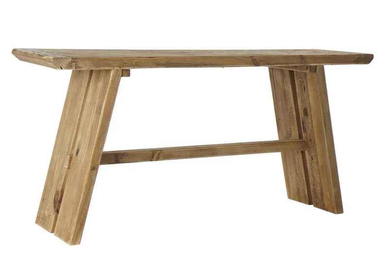 CONSOLA MADERA RECICLADA 160X45X76 NATURAL