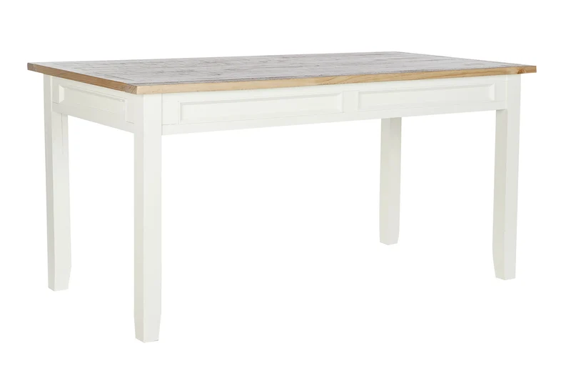 MESA COMEDOR PAULOWNIA 160X80X79 BEIGE