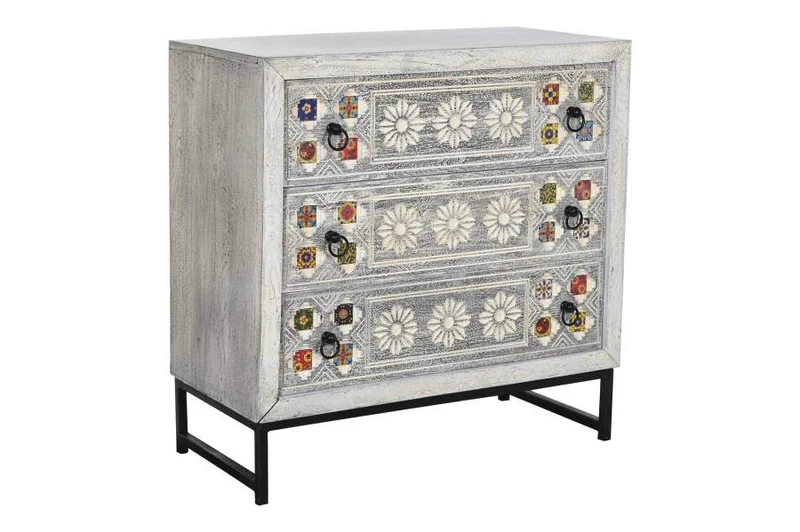 COMODA MANGO CERAMICA 80X38X80 BEIGE