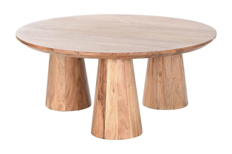 MESA CENTRO ACACIA 100X100X43 NATURAL