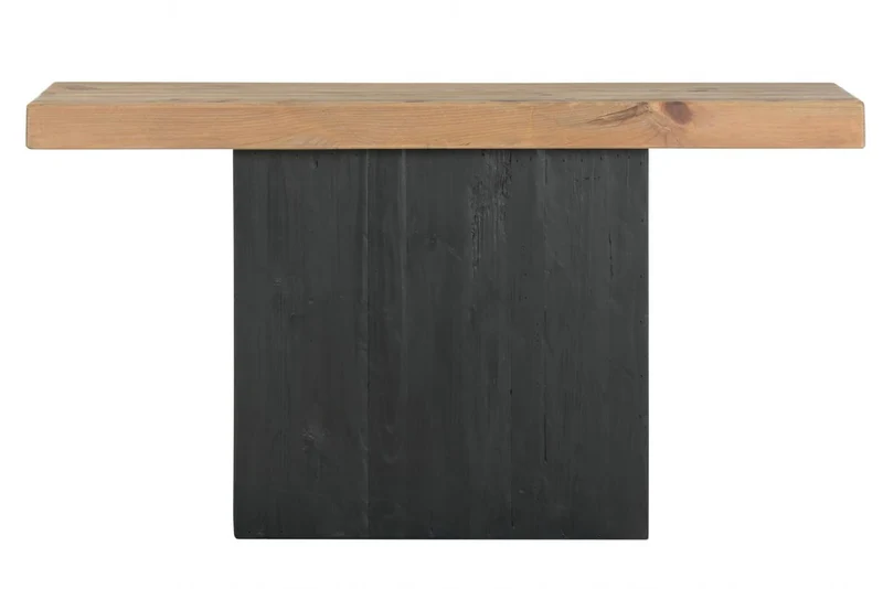 CONSOLA PINO MADERA RECICLADA 140X40X75 DESGASTADO