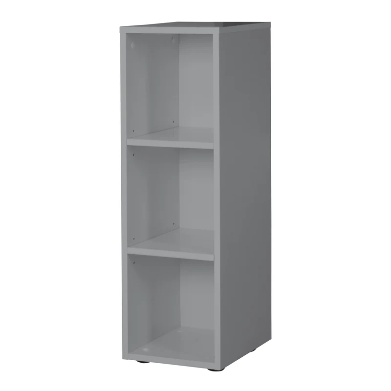 Seitenregal taupe, 2 Einlegeböden, Regal für Baby- & Kinderzimmer, HxBxT 88 x 27 x 32 cm