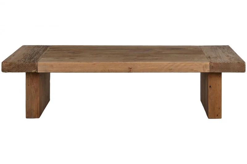 MESA CENTRO MADERA RECICLADA PINO 135X70X34