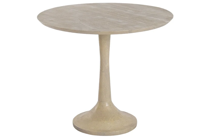 MESA REDONDA COMEDOR MADERA MANGO 90X90X77