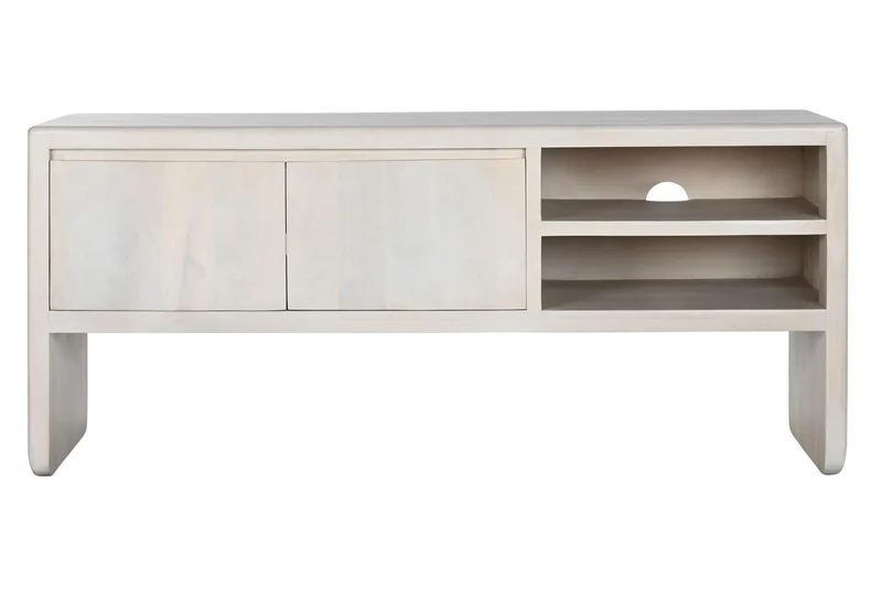 MUEBLE TV MANGO 140X40X60 BLANCO