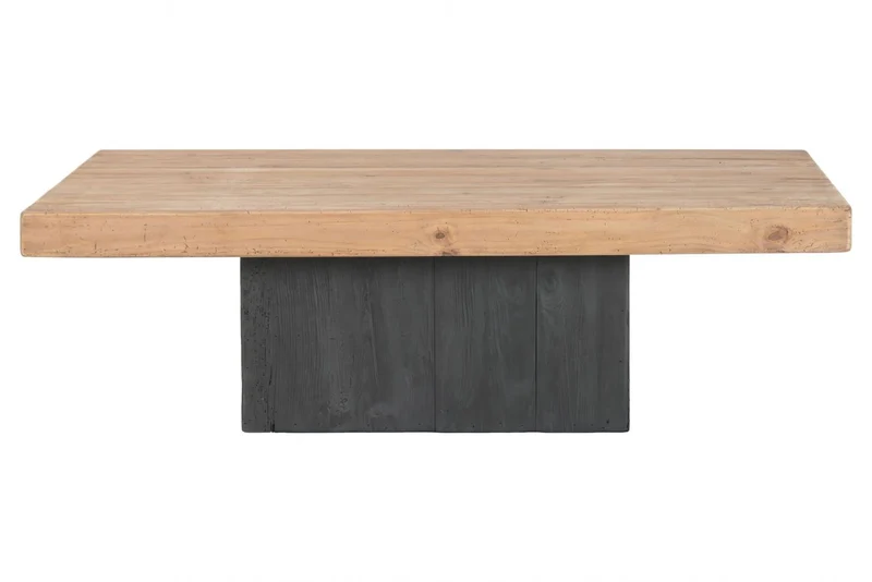 MESA CENTRO PINO MADERA RECICLADA 135X70X40