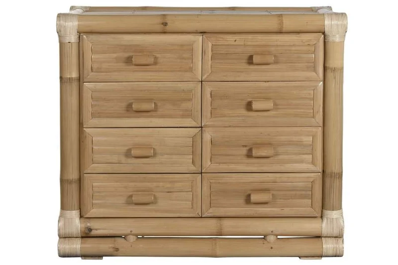 COMODA BAMBU RATAN 112X50X95 NATURAL
