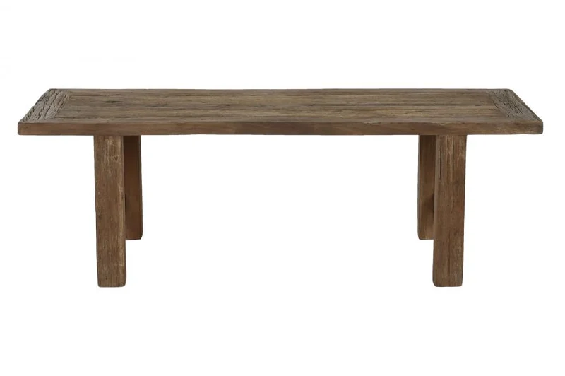 MESA CENTRO TECA RECICLADA 140X70X45 NATURAL