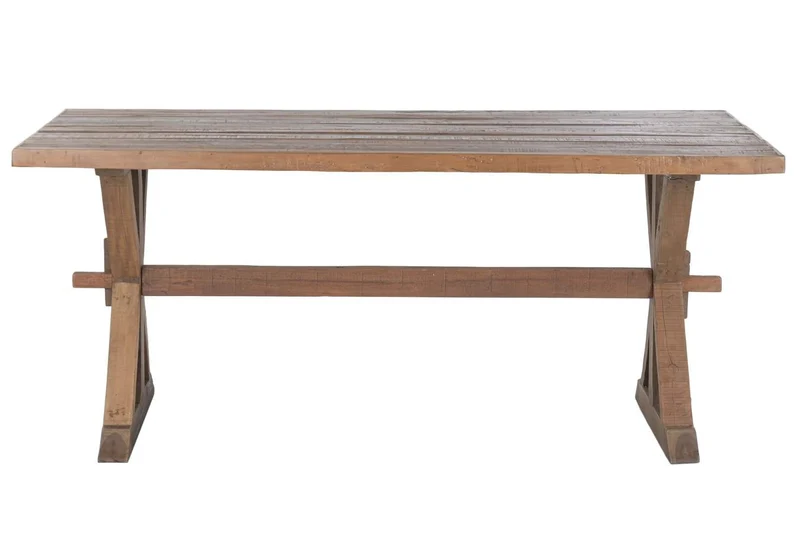 MESA COMEDOR MADERA RECICLADA 180X90X78 NATURAL