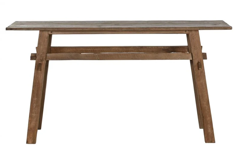 CONSOLA TECA RECICLADA 140X40X75