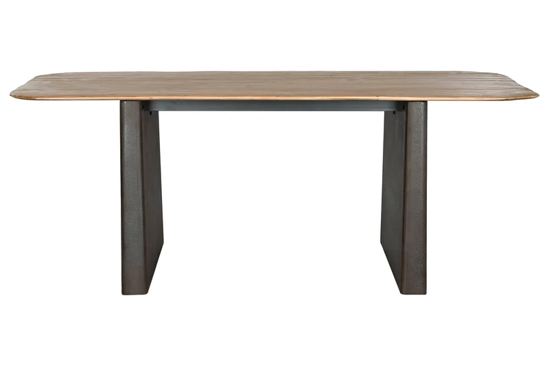MESA COMEDOR ABETO 200X90X75 MARRON OSCURO