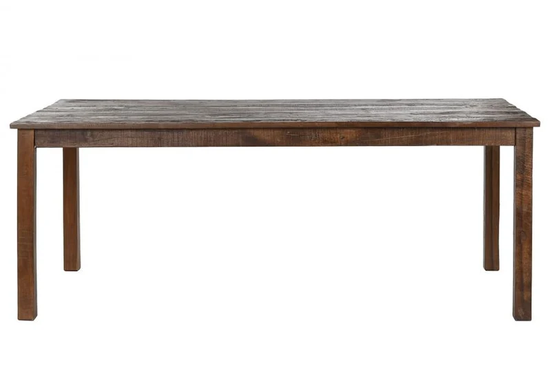MESA COMEDOR MADERA RECICLADA 200X100X76 NATURAL