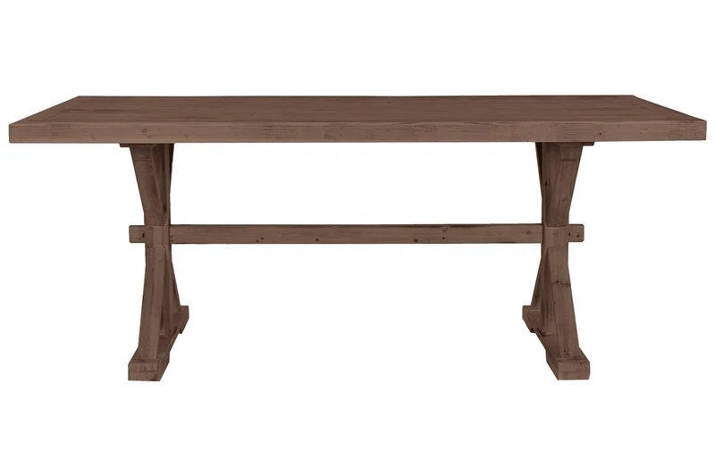 MESA COMEDOR MADERA 200X100X80 NATURAL