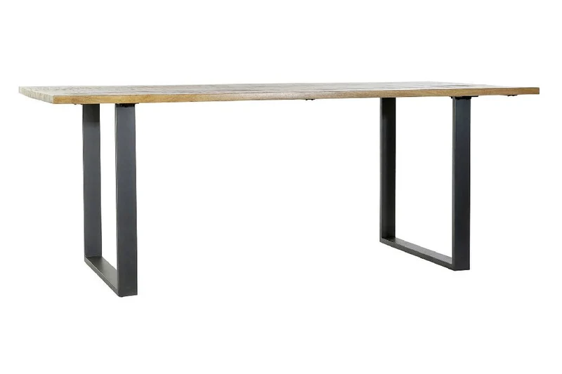 MESA COMEDOR MANGO METAL 200X100X76 NATURAL