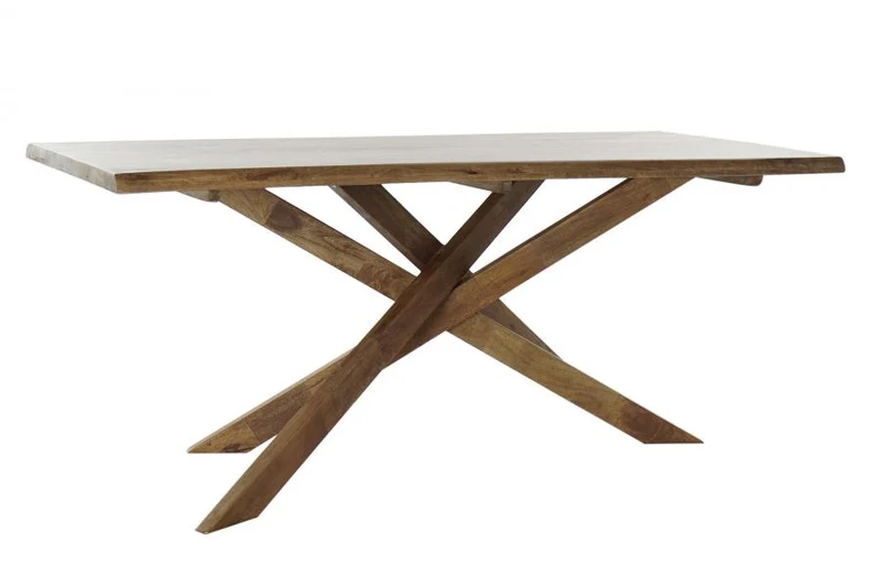 MESA COMEDOR NOGAL 180X86X76 NATURAL