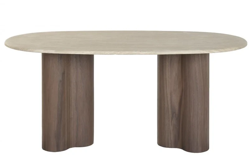 MESA COMEDOR MDF GRANITO 180X90X75 MARRON
