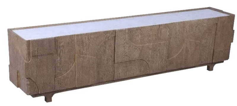 MUEBLE TV MANGO MARMOL 185,42X35,56X55,88
