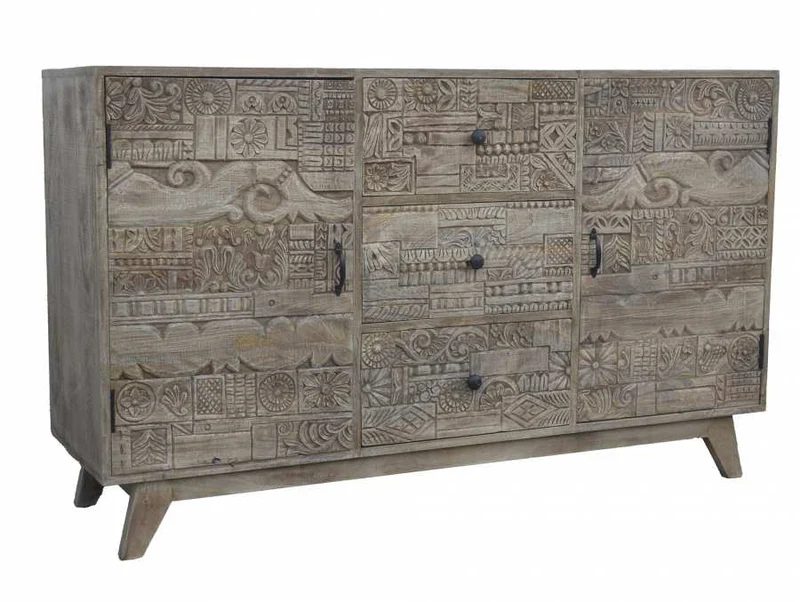 BUFFET MANGO 150X45X91 TALLADO