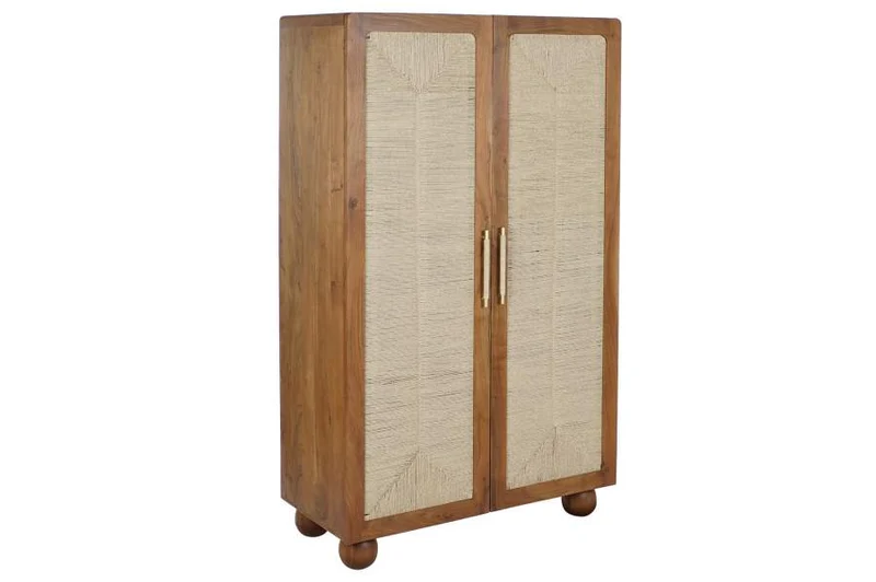 ARMARIO ACACIA RATAN 102X46X175 TRENZADO