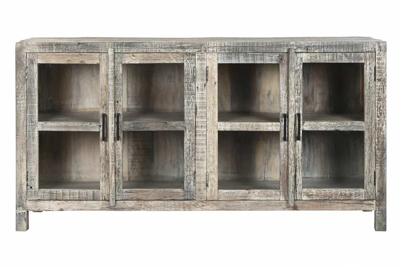 APARADOR MADERA RECICLADA 170X40X90 DECAPE BLANCO