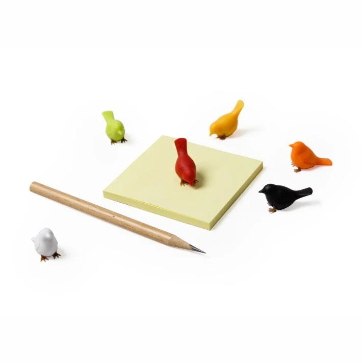 Mini Sparrow Message Magnets Colorful
