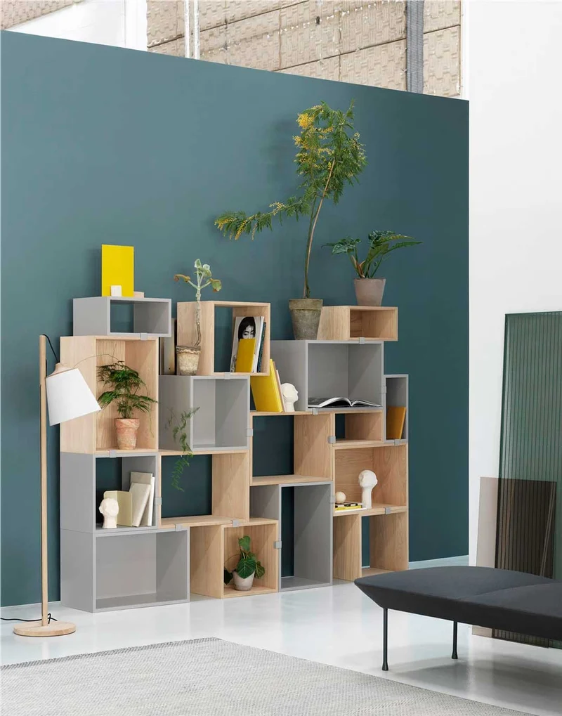 Estante Sin Fondo | Stacked Mediano Roble