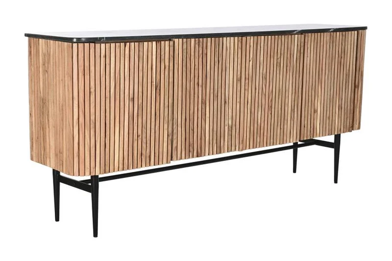 BUFFET ACACIA MARMOL 170X40X80 NEGRO