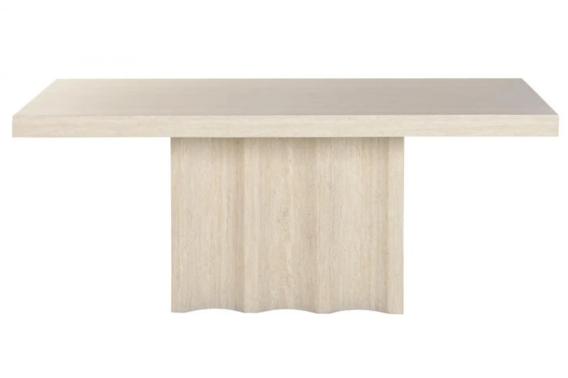 MESA COMEDOR MADERA SIMIL 180X90X76 TRAVERTINO