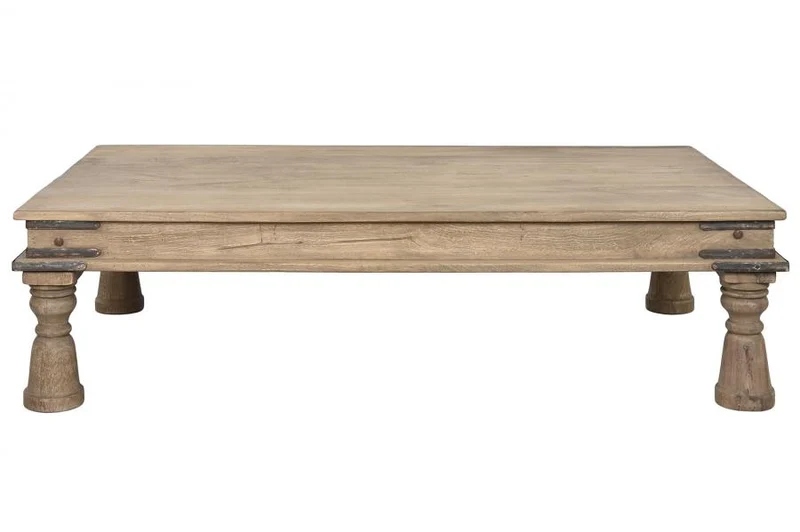 MESA CENTRO MADERA 170X107X45 PIEZA UNICA NATURAL