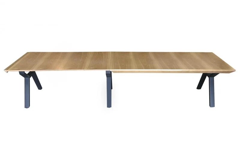 MESA COMEDOR METAL MDF 200X100X75 360 EXTENSIBLE