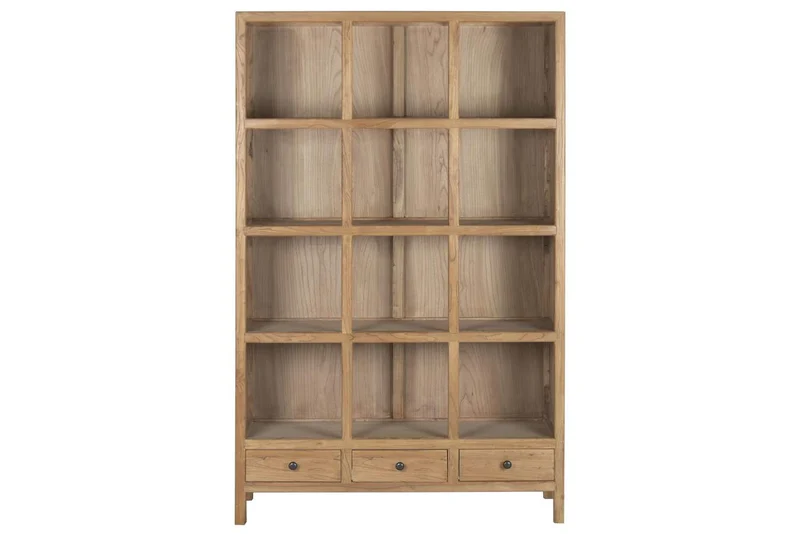 ESTANTERIA MADERA RECICLADA OLMO 120X38X190