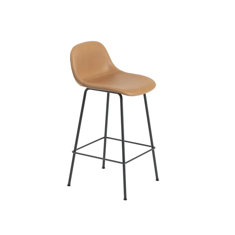 Taburete con tapizado Piel Fiber