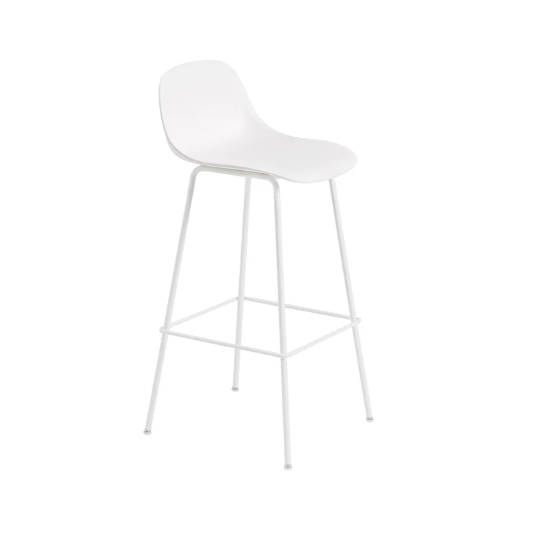 Taburete con respaldo Fiber