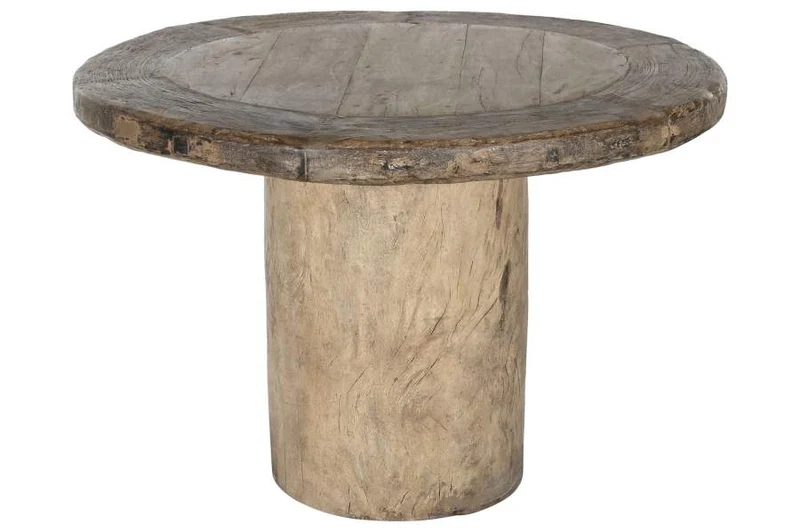 MESA COMEDOR TECA 110X110X76 PIEZA UNICA