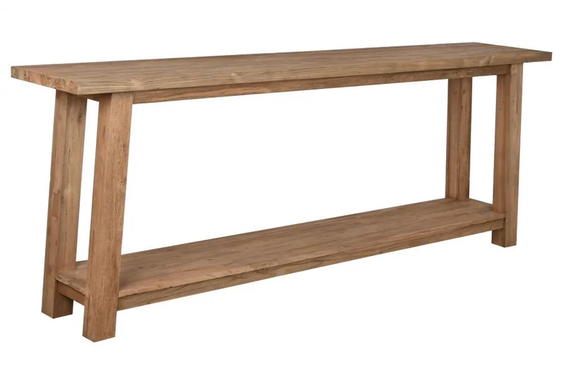 CONSOLA TECA RECICLADA 240X46X90 NATURAL NATURAL