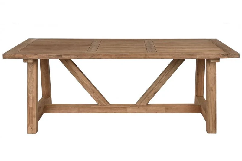 MESA COMEDOR TECA 200X100X75 NATURAL