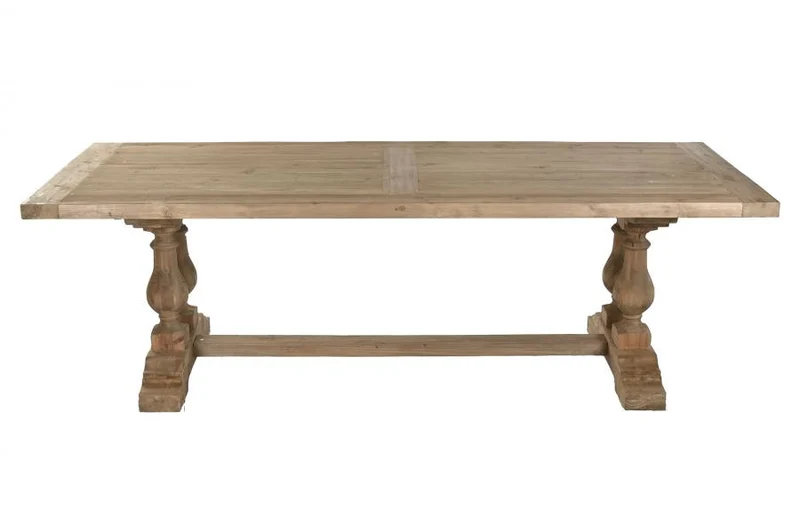 MESA COMEDOR MADERA RECICLADA ABETO 240X100X76