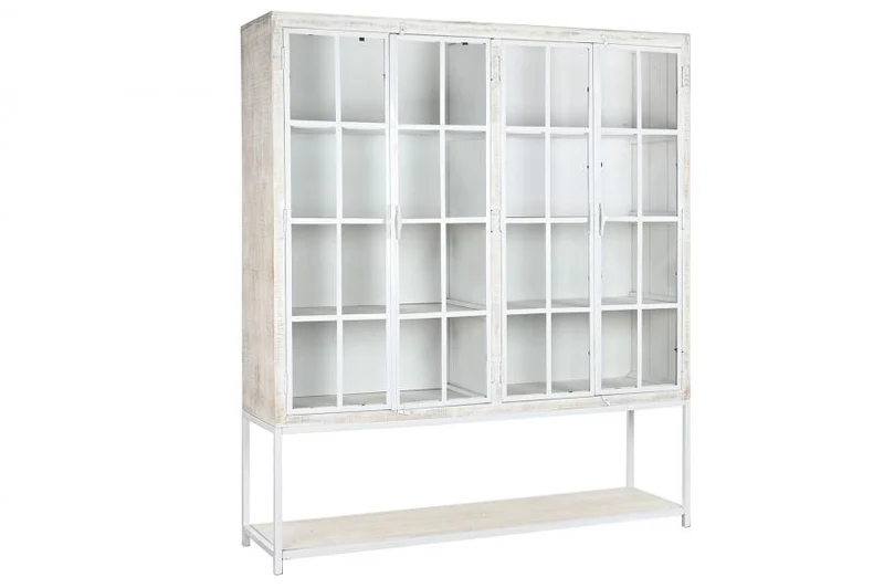 ESTANTERIA MANGO METAL 170X45X200 DECAPE BLANCO