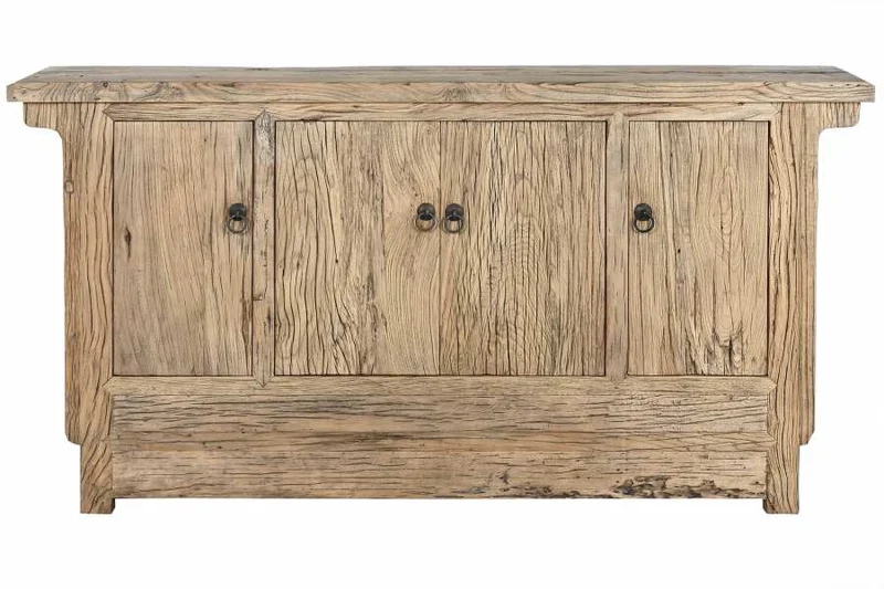 APARADOR OLMO MACIZO 177X46X90 NATURAL NATURAL